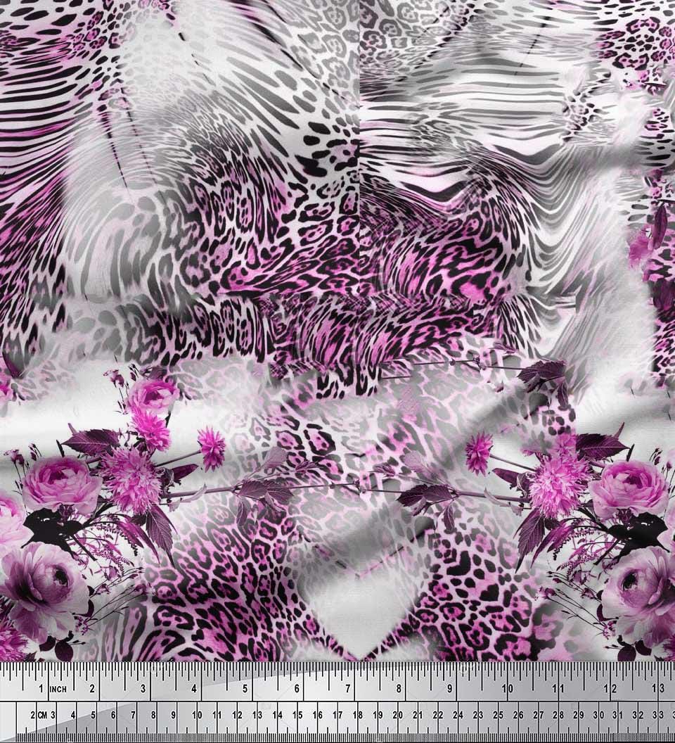 Pink zebra fabric - Etsy 日本