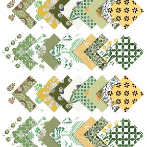 Precut Prints Cotton Fabric Bundle Quilting Squares Charm Pack DIY Patchwork Sewing Craft