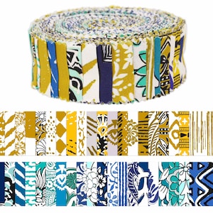 Cotton Jelly Roll for Quilting, 100% Cotton Fabric Jelly Roll Bundle for Scrapbooking, Crafting, and Sewing, Precut Quilt Projects DIY Craft