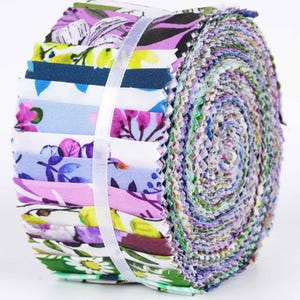 40 Strip Assorted Bundle, Jelly Roll for Scrap booking, Perfect Quilting Fabric for Sewing, Craft, Jelly Roll Fabric Strips for Quilting