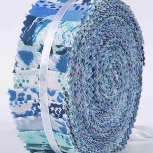 Jelly Roll Fabric for Quilting 40 Strip Cotton Strips Bundles, Cotton Strips for Home Decor, Perfect Quilting Fabric for Craft Projects