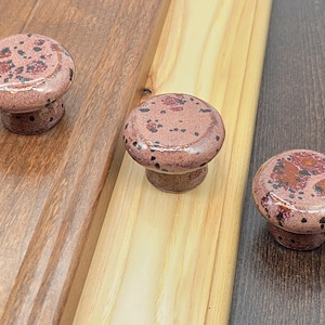 Unique Handcrafted Ceramic Cabinet or Drawer Knobs