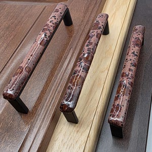 Unique Handcrafted Ceramic Cabinet or Drawer Pulls 5 inch