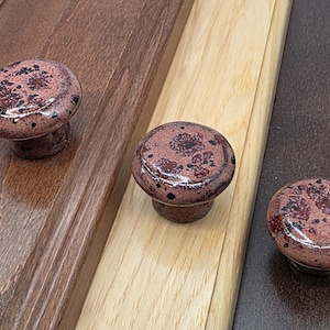 Unique Handcrafted Ceramic Cabinet or Drawer Knobs