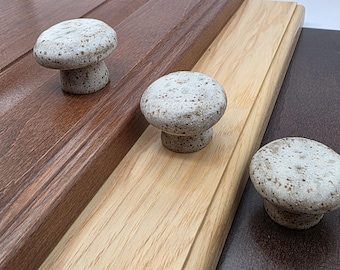 Unique Handcrafted Ceramic Cabinet or Drawer Knobs