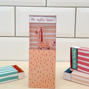 Matchbox Paper Craft Kit for kids - Giraffe