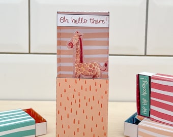 Matchbox Paper Craft Kit for kids - Giraffe