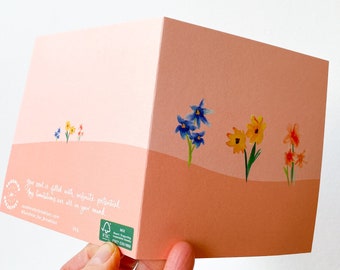 Floral Card | Sympathy card | Encouragement card by Sunshine for Breakfast