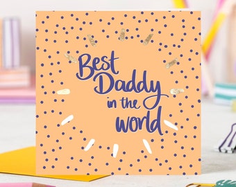 El mejor papá del mundo: linda tarjeta del Día del Padre para papá