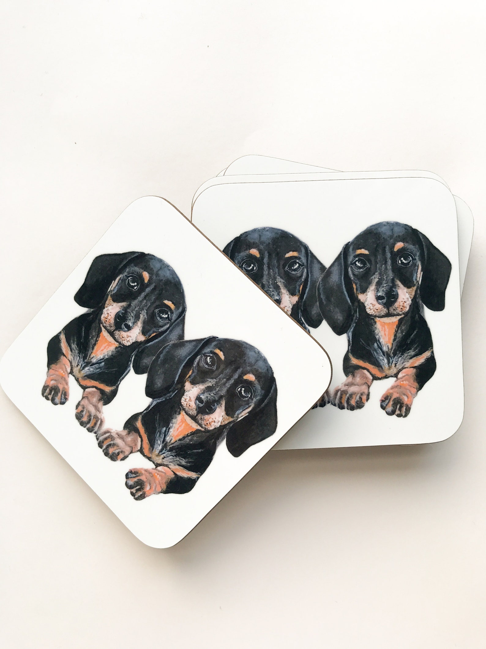 Cute Sausage Dogs Coaster. Sausage Dog Gift for Him Gift for Etsy
