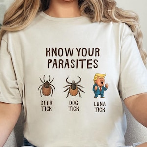 Know Your Parasites Shirt, Anti Trump Shirt, Election Day Shirt, Funny Trump Shirt, Sarcastic Trump Shirt, Anti Trump Tee, Trump Shirt,Gift