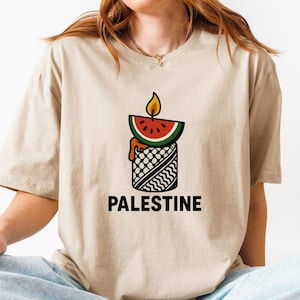 Free Palestine Shirt, Save Gaza, Color Design Palestinian Flag Watermelon Symbol Freedom, Bold Protest Design, Activism Gift, Political Tee