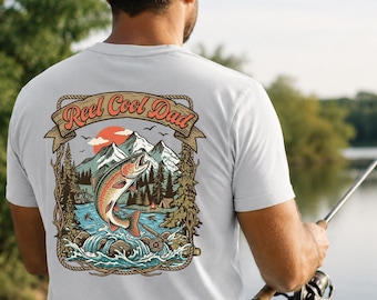 Camiseta Reel Cool Dad Comfort Colors®, Camiseta de pesca vintage retro, Camiseta para el Día del Padre, Regalo para él, Regalo para el esposo, Regalo para el Día del Padre