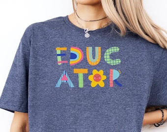 Camiseta para educadores, camiseta para profesores, regreso a clases, camiseta de regalo para profesores, agradecimiento a los profesores, regalo para profesores
