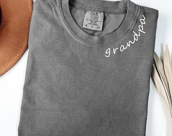 Comfort Colors® Grandpa Shirt, Cool Grandpas Club Shirt, Father's Day Shirt, Best Grandpa Shirt, Gramps Shirt, Gift from Grandkids