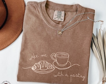 Sunday Morning Croissant Shirt Paris Shirt Old Money Aesthetic Breakfast Club Mimosa Shirt Y2K Shirt French Pastries French Tee Croissant