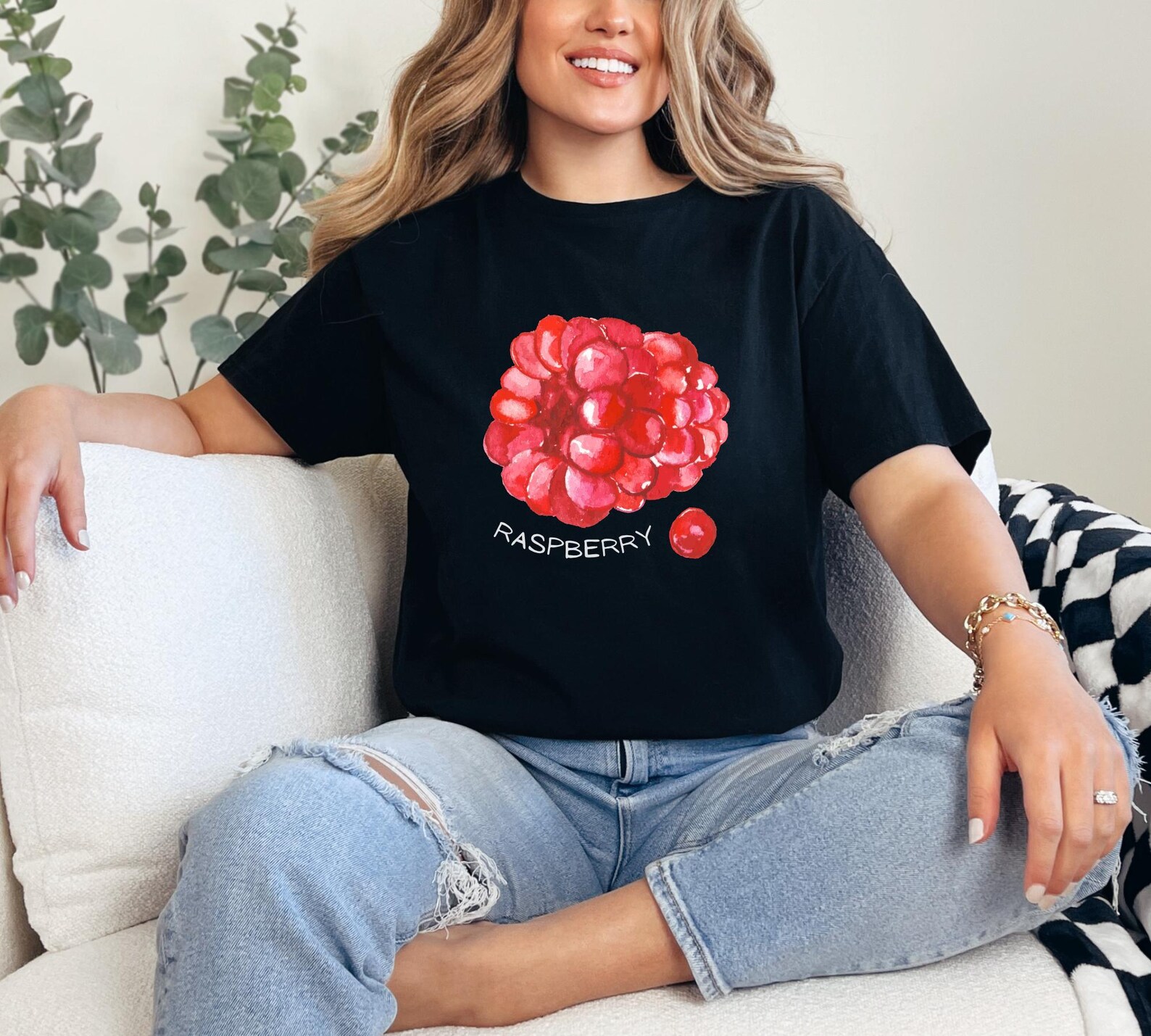 Raspberry Retro Commercial Graphic Shirt, Vintages Raspberry Label T ...