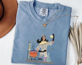 Camiseta de científico, divertida camiseta para profesor de STEM, camiseta de regreso a clases de química, camiseta de química, mujeres en la ciencia, regalo para científico