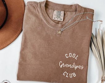 Comfort Colors® Cool Grandpas Club Shirt, Father's Day Shirt, Best Grandpa Shirt, Cool Grandpa Shirt, Gramps Shirt, Gift from Grandkids