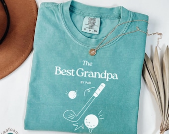 Shirt beste opa, shirt golfvader, vaderdagcadeau, aangepast golfshirt voor vader, coole vadersclub, golfliefhebbers comfortabel kleurenshirt
