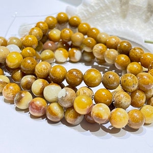 1 Strand - 8mm Morocco Agate-Round Agate Gemstone Beads-16 Inch Strand of Gemstone Beads-Smooth Round Stone Beads-Jewelry Making Supplies