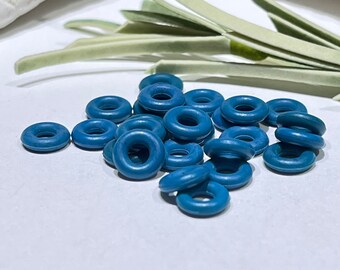 25 tief marineblaue Gummi O-Ringe: 7 mm, 14 Gauge