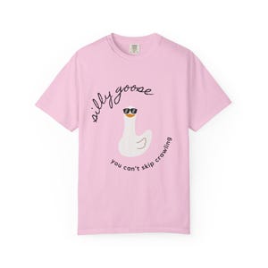 Funny Physical Therapy Silly Goose Unisex Garment-Dyed T-shirt, PT Humor Tee, DPT Graduation Gift, Rehab Therapist Shirt, Light-hearted image 8