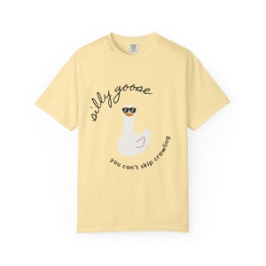 Funny Physical Therapy Silly Goose Unisex Garment-Dyed T-shirt, PT Humor Tee, DPT Graduation Gift, Rehab Therapist Shirt, Light-hearted image 9