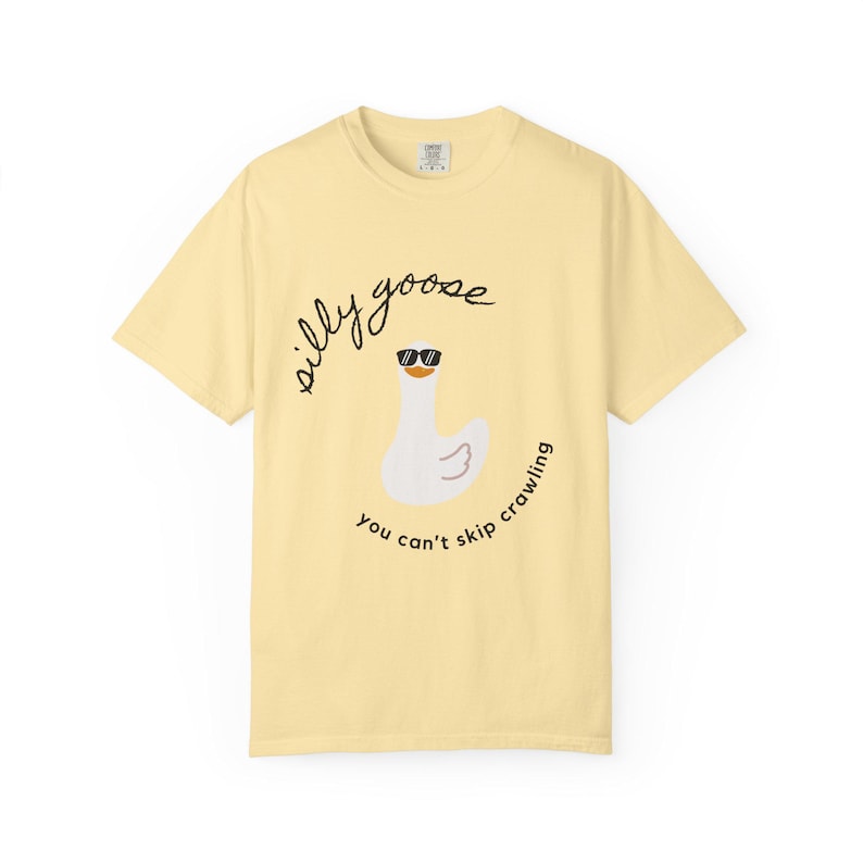 Funny Physical Therapy Silly Goose Unisex Garment-Dyed T-shirt, PT Humor Tee, DPT Graduation Gift, Rehab Therapist Shirt, Light-hearted image 9