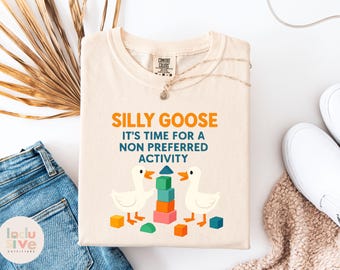 Silly Goose BCBA Shirt, Occupational Therapy Shirt, ABA Gift, Speech Therapy Shirt, ABA Humor, Autism Awareness Shirt, Therapist Gift