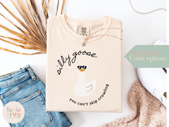Funny Physical Therapy Silly Goose Unisex Garment-Dyed T-shirt, PT Humor Tee, DPT Graduation Gift, Rehab Therapist Shirt, Light-hearted