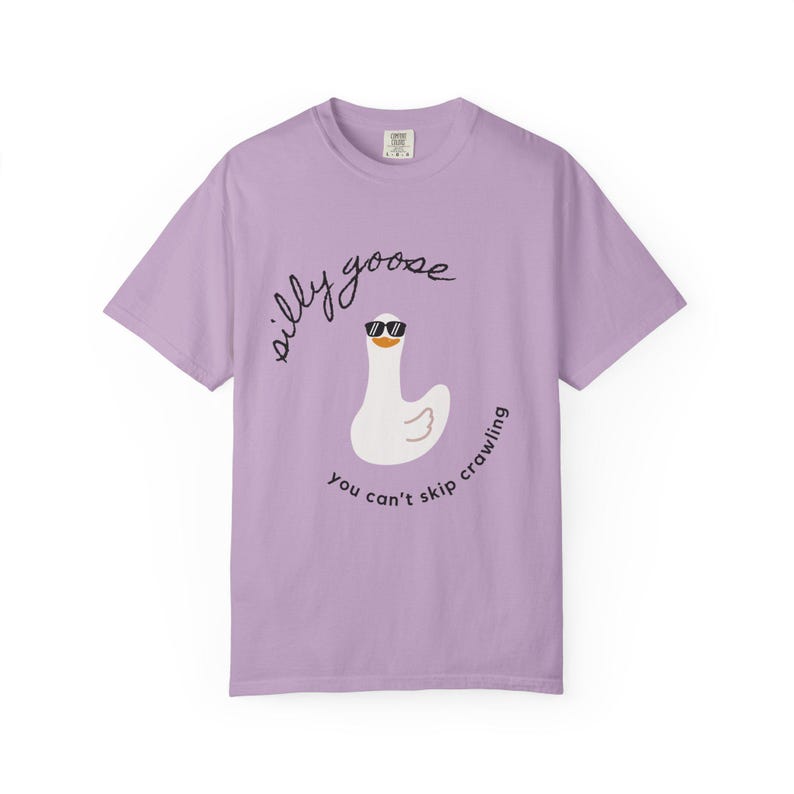Funny Physical Therapy Silly Goose Unisex Garment-Dyed T-shirt, PT Humor Tee, DPT Graduation Gift, Rehab Therapist Shirt, Light-hearted image 7