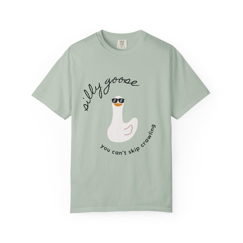 Funny Physical Therapy Silly Goose Unisex Garment-Dyed T-shirt, PT Humor Tee, DPT Graduation Gift, Rehab Therapist Shirt, Light-hearted image 10