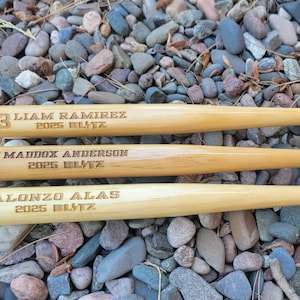 Personalized Mini Baseball Bat - Custom Engraved Wood Gift for Fans, Kids, Teams, Coaches, Groomsmen