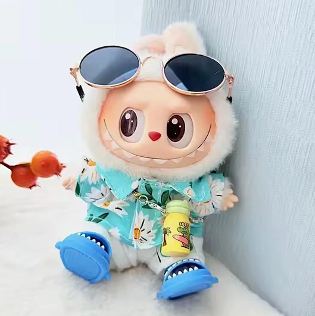 Beach Labubu - Hawaiian Shirt - Labubu Clothes - Etsy