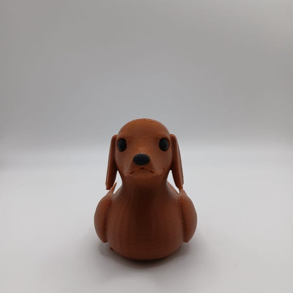 Pato Dachshund - Accesorio para tablero impreso en 3D