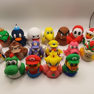 3D Printed Italian Plumber Duck Car Dashboard Accessory