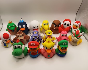 3D Printed Italian Plumber Duck Car Dashboard Accessory
