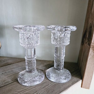 Wonderful BODA clear glass tea light holder from Sweden