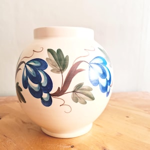 Mid Century Kunst Keramik Vase, Bo Fajans Sweden Vase/Keramik