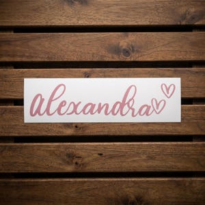 Alexandra Stickr Names Name Car Decal Name Car Sticker Name Decal for Car Name Sticker for Car ...
