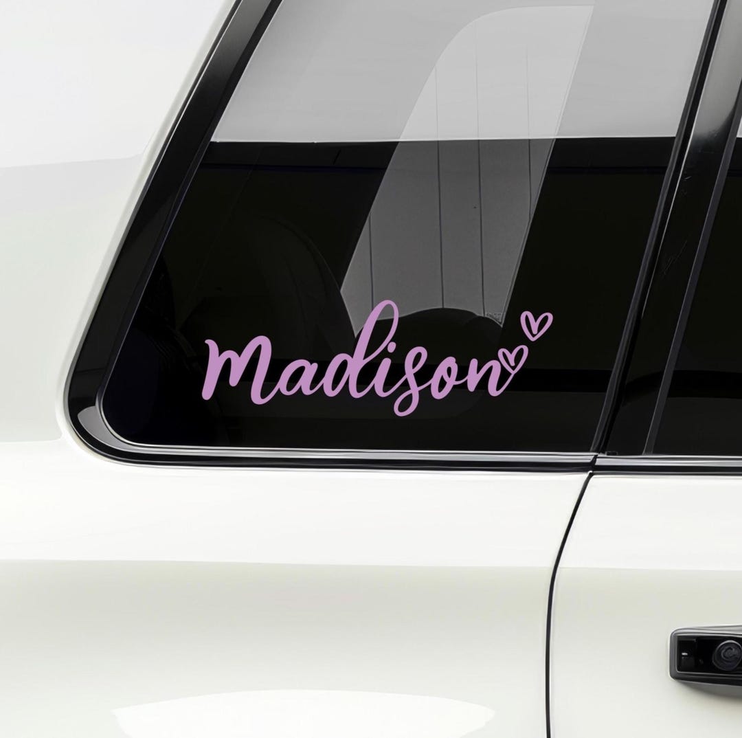 Name Car Decal Name Car Sticker Name Decal for Car Name Sticker for Car ...