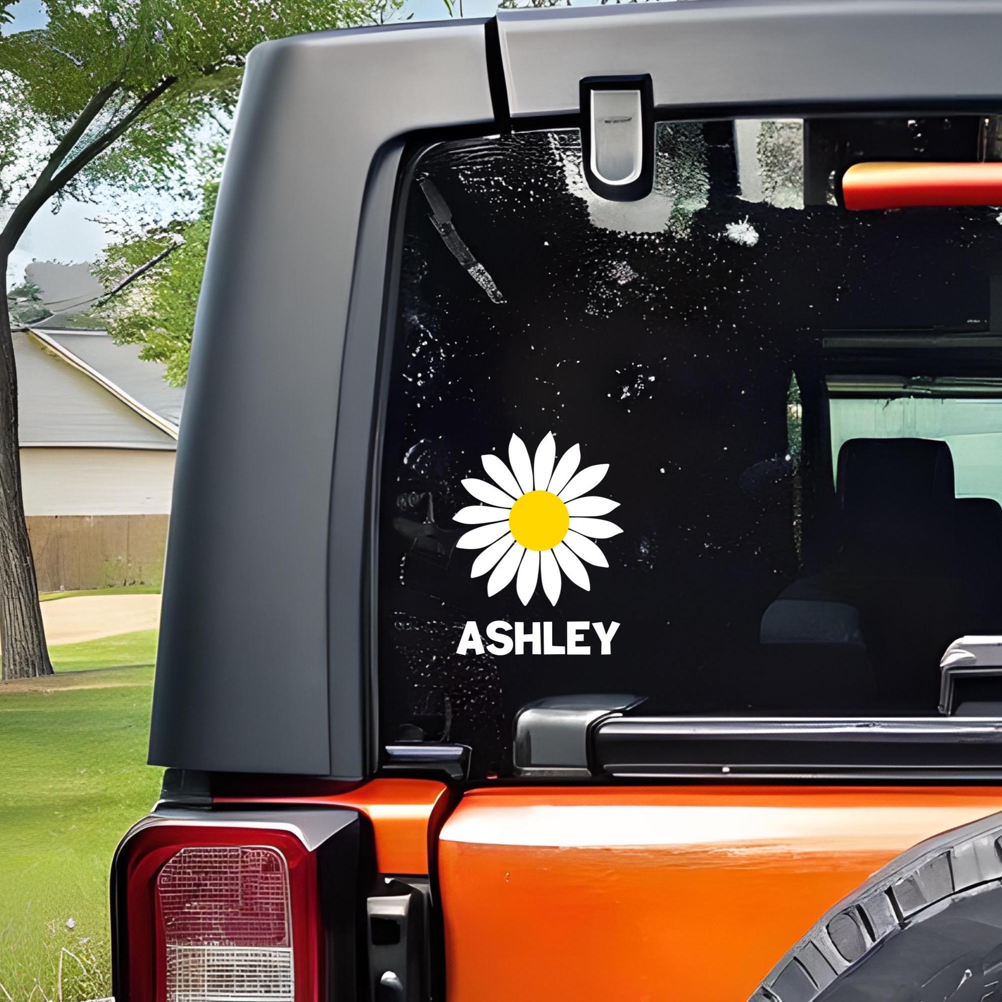 Daisy Car Decal Sticker for Car Daisy Sticker for Rear View Mirror ...