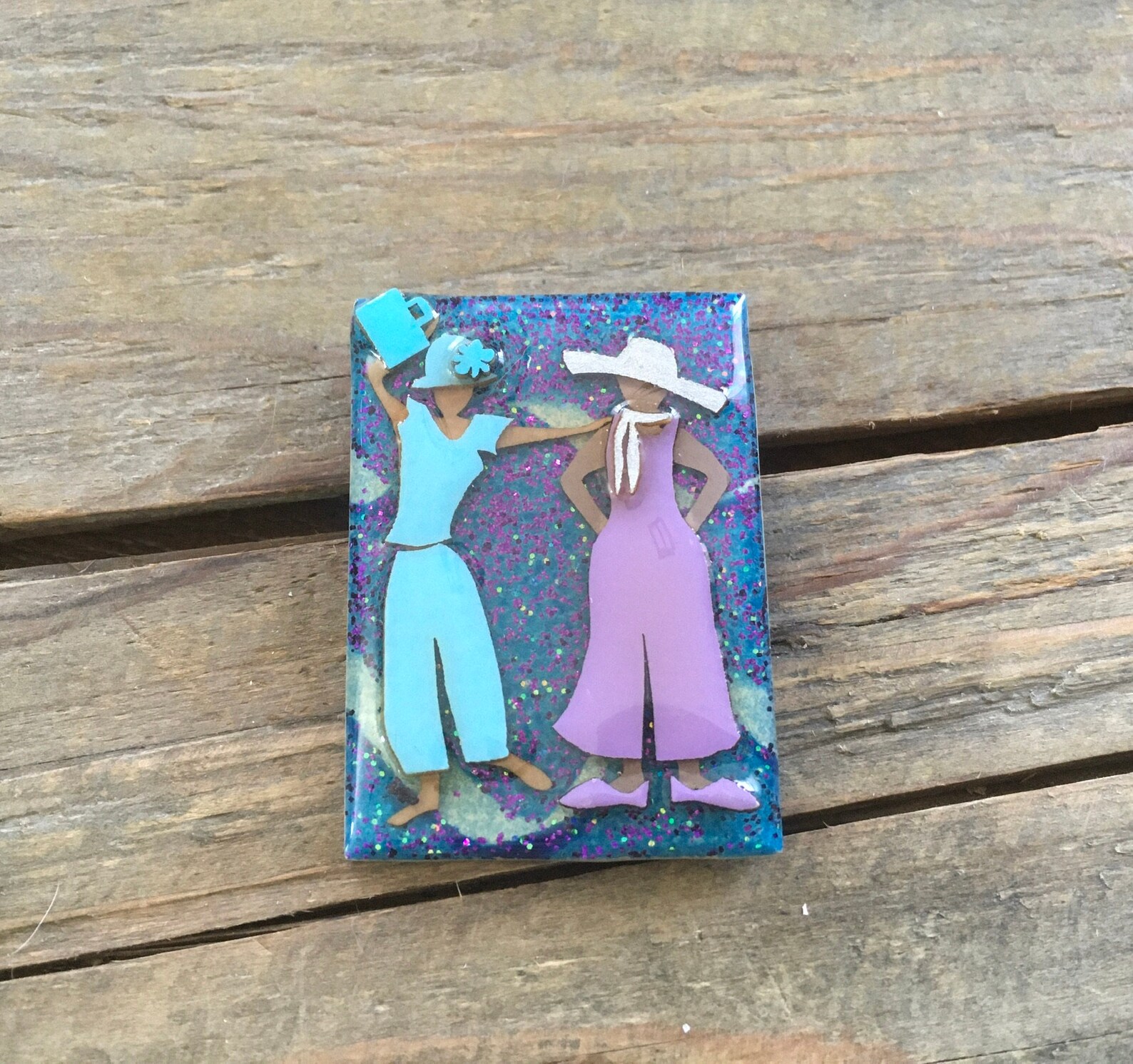 Lucinda Woman Pin Brooch Designs by Lucinda Woman Women Pin Etsy