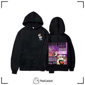 Kanye West Graduation Hoodie Unisex, Retro Hip Hop Sweatshirt, Gift for Fans, Comfortable Pullover, Streetwear Style, Unisex Size