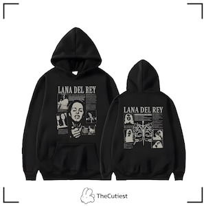 Felpa con cappuccio Lana Del Rey, unisex, stile vintage, per fan della musica pop, casual, da indossare