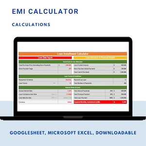 EMI Calculator with Amortization Schedule