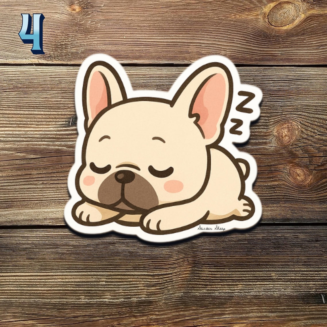 French Bulldog Sticker Pack – Cute Chibi Frenchie Vinyl Decals | Kawaii ...