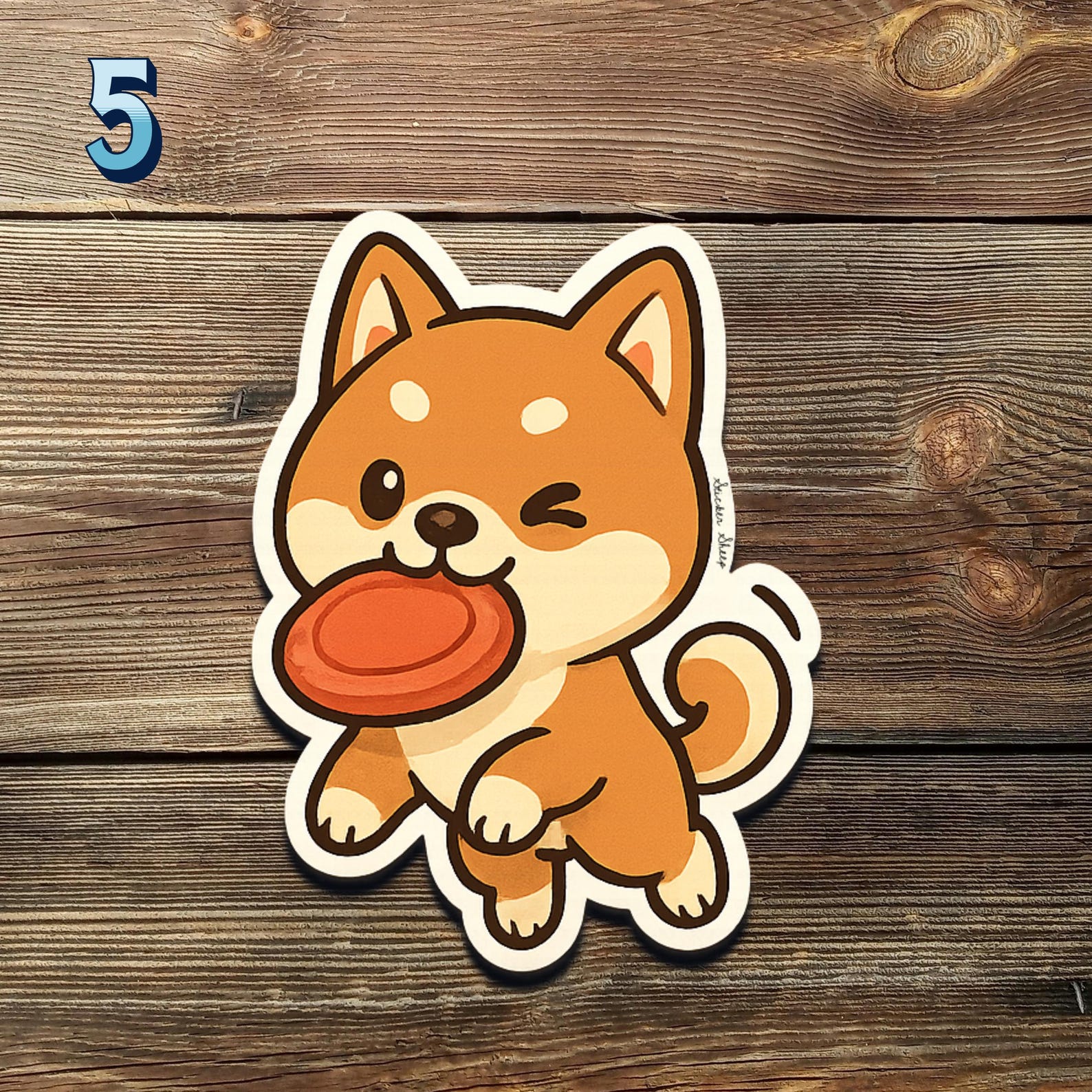 Kawaii Shiba Inu Dog Sticker Pack: Waterproof Vinyl Decals - Etsy