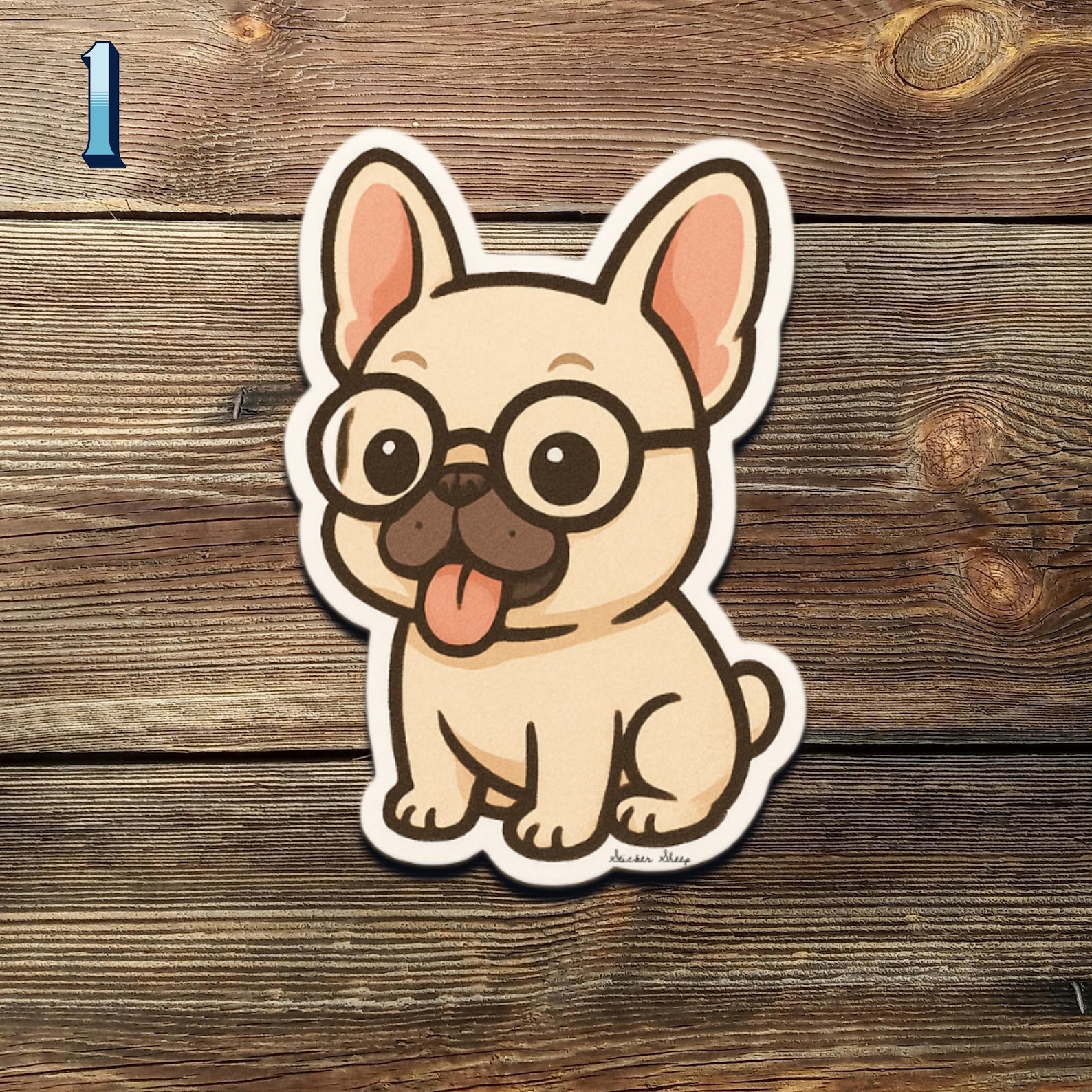 French Bulldog Sticker Pack – Cute Chibi Frenchie Vinyl Decals | Kawaii ...